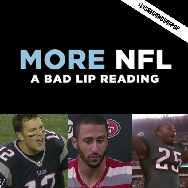 New NFL Bad Lip Reading 15 Seconds of Pop