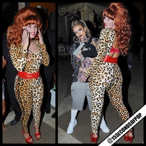 Amber Rose Peggy Bundy Halloween Costume