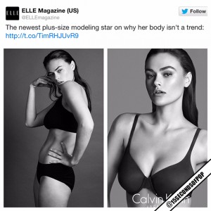 Calvin Klein's New Model Plus Size Controversy
