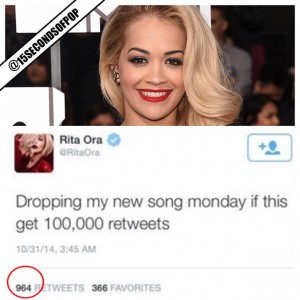 Rita Ora's Twitter Retweet Fail