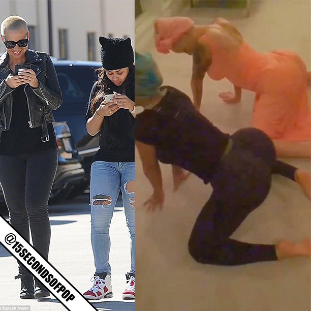 Amber Rose And Blac Chyna Twerking Video